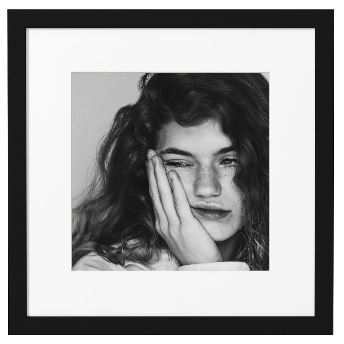 eletecpro 5x7 Picture Frame with 4x6 Mat, Black, 1-Pack