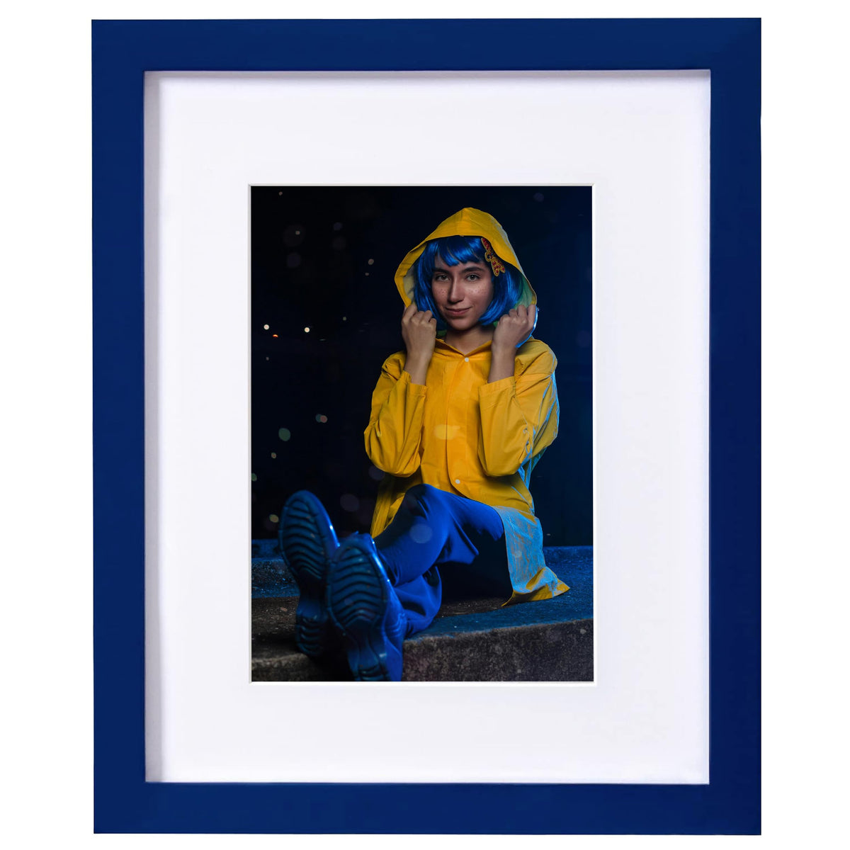 eletecpro 5x7 Picture Frame with 4x6 Mat, Black, 1-Pack