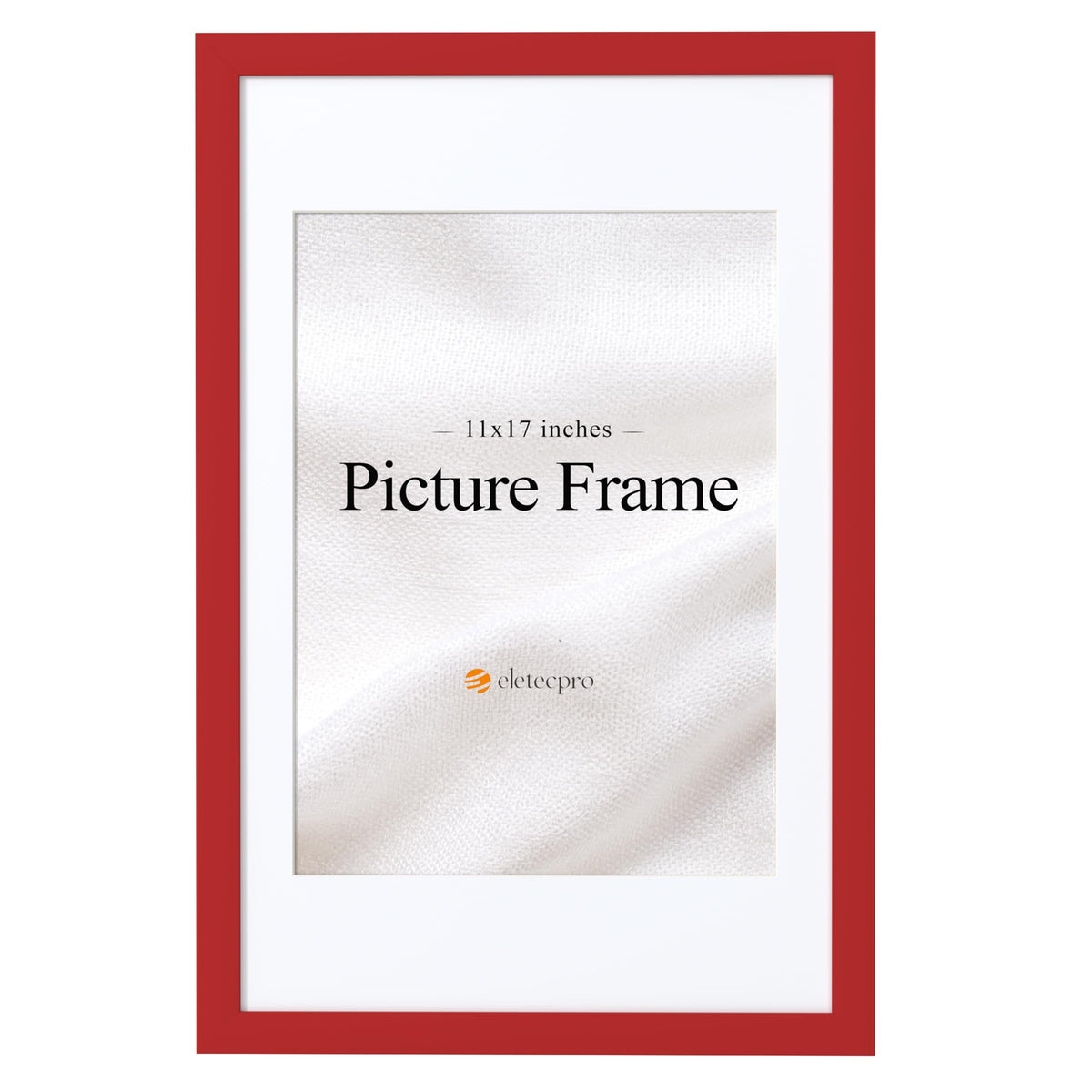 eletecpro 5x7 Picture Frame with 4x6 Mat, Black, 1-Pack