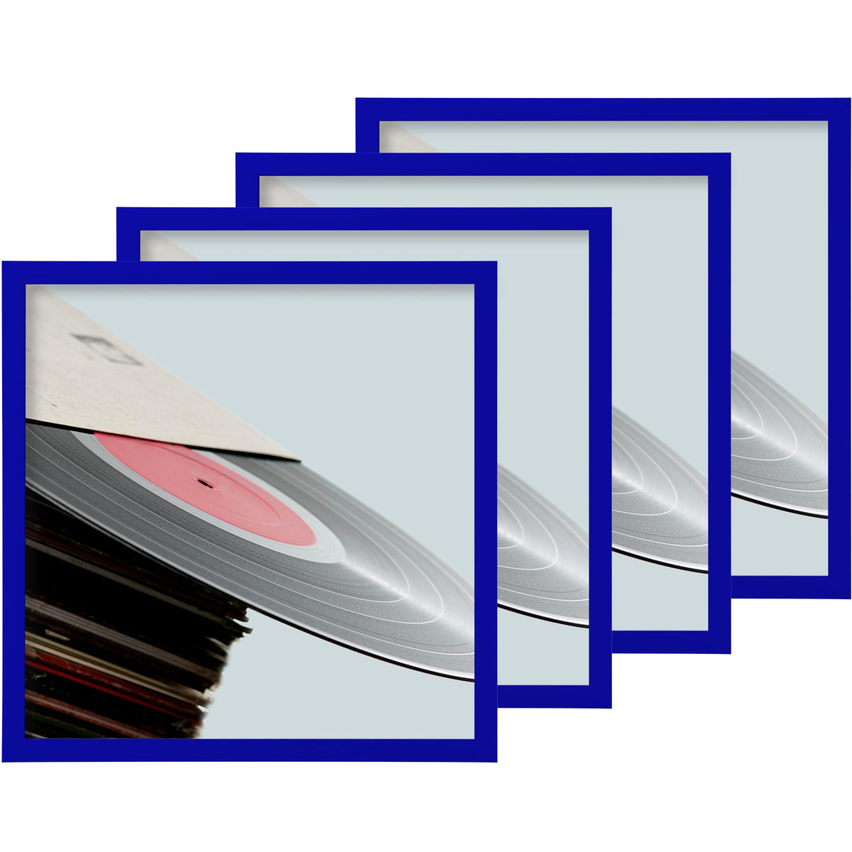 eletecpro Vinyl Record Frame, 7 x 7 in, Black, 1 Pack