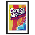 eletecpro Comic Book Frame, Acrylic Cover, Black, 6.75x10.25, 1-Pack