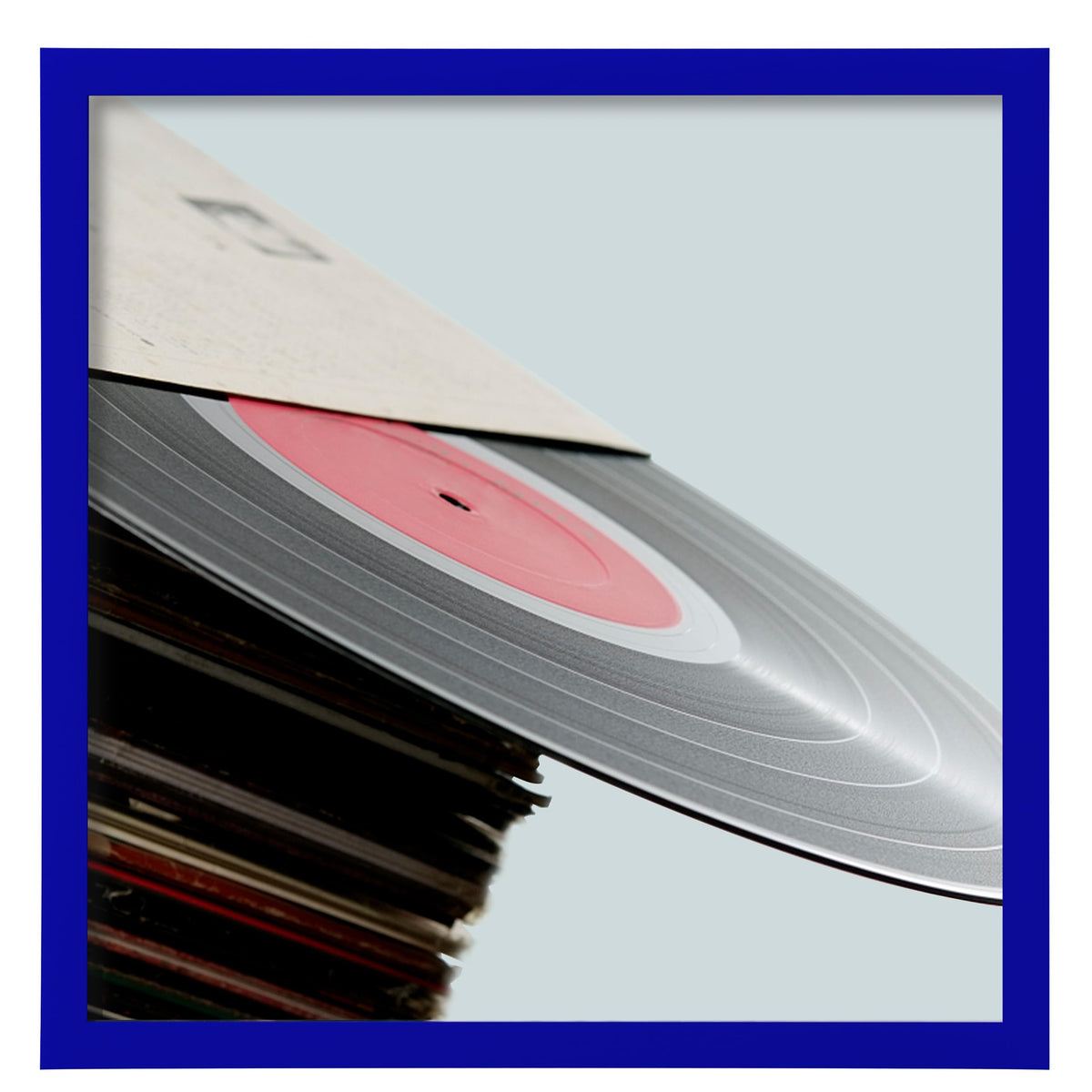 eletecpro Vinyl Record Frame, 7 x 7 in, Black, 1 Pack