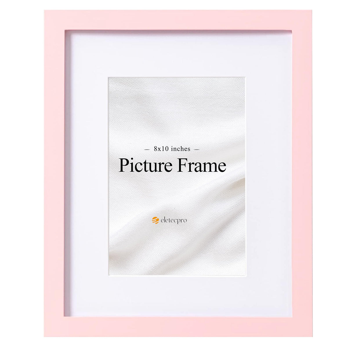 eletecpro 5x7 Picture Frame with 4x6 Mat, Black, 1-Pack