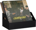 eletecpro Acrylic Vinyl Record Storage, Desktop LP Record Holder, Black
