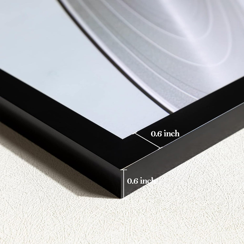 eletecpro Vinyl Record Frame, 7 x 7 in, Black, 1 Pack