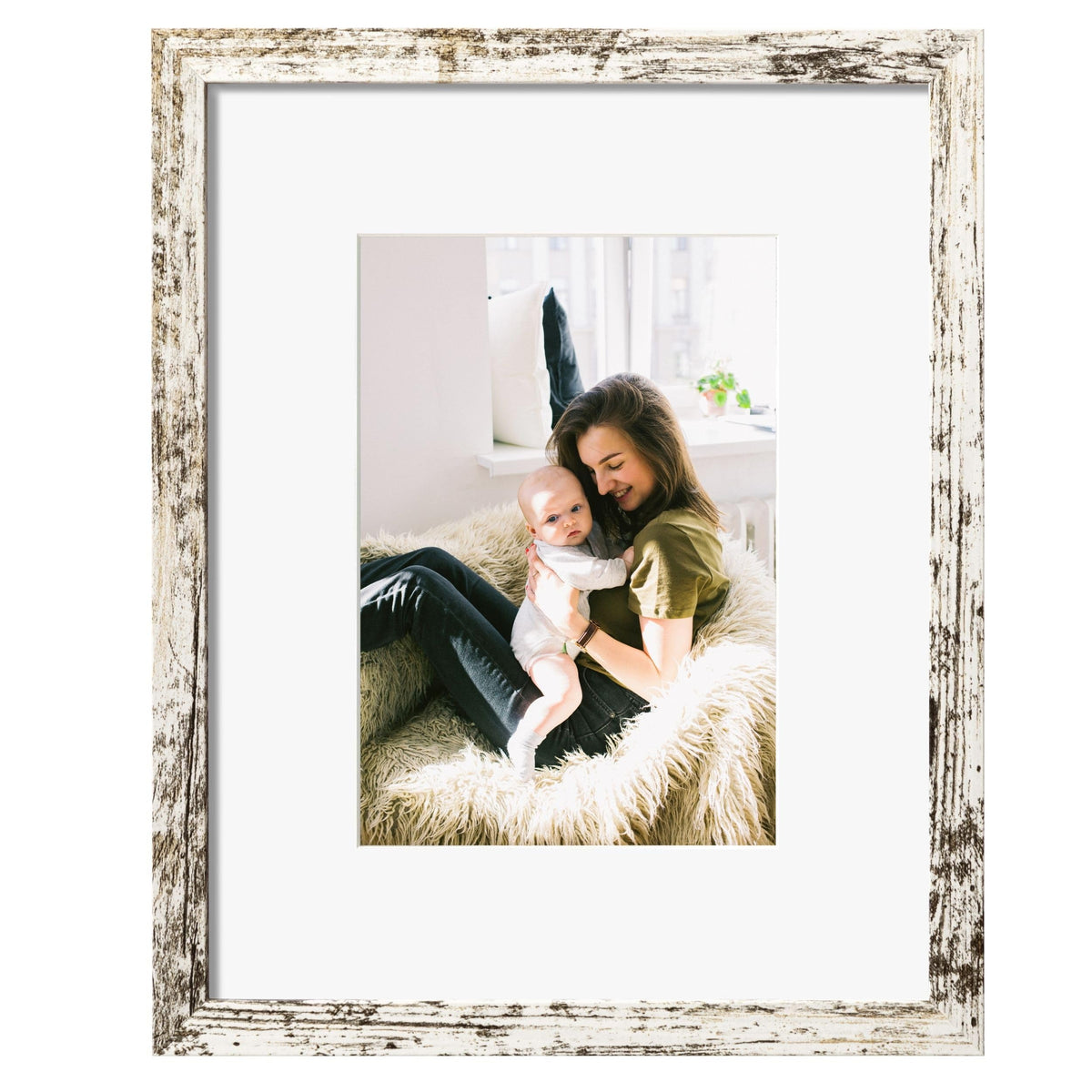 eletecpro 5x7 Picture Frame with 4x6 Mat, Black, 1-Pack
