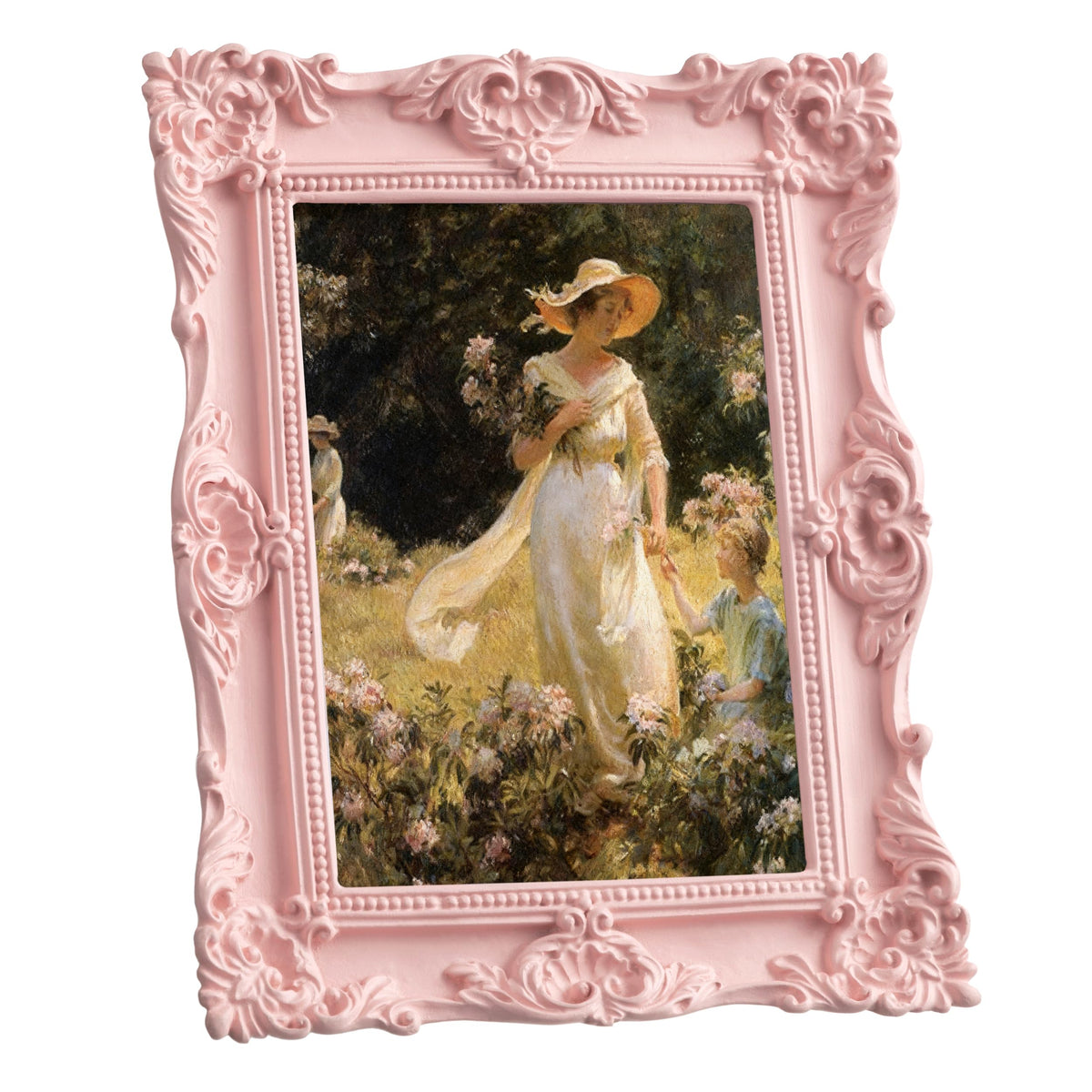 eletecpro 4x4 Vintage Picture Frame with Real Glass Cover, Black, 1-Pack