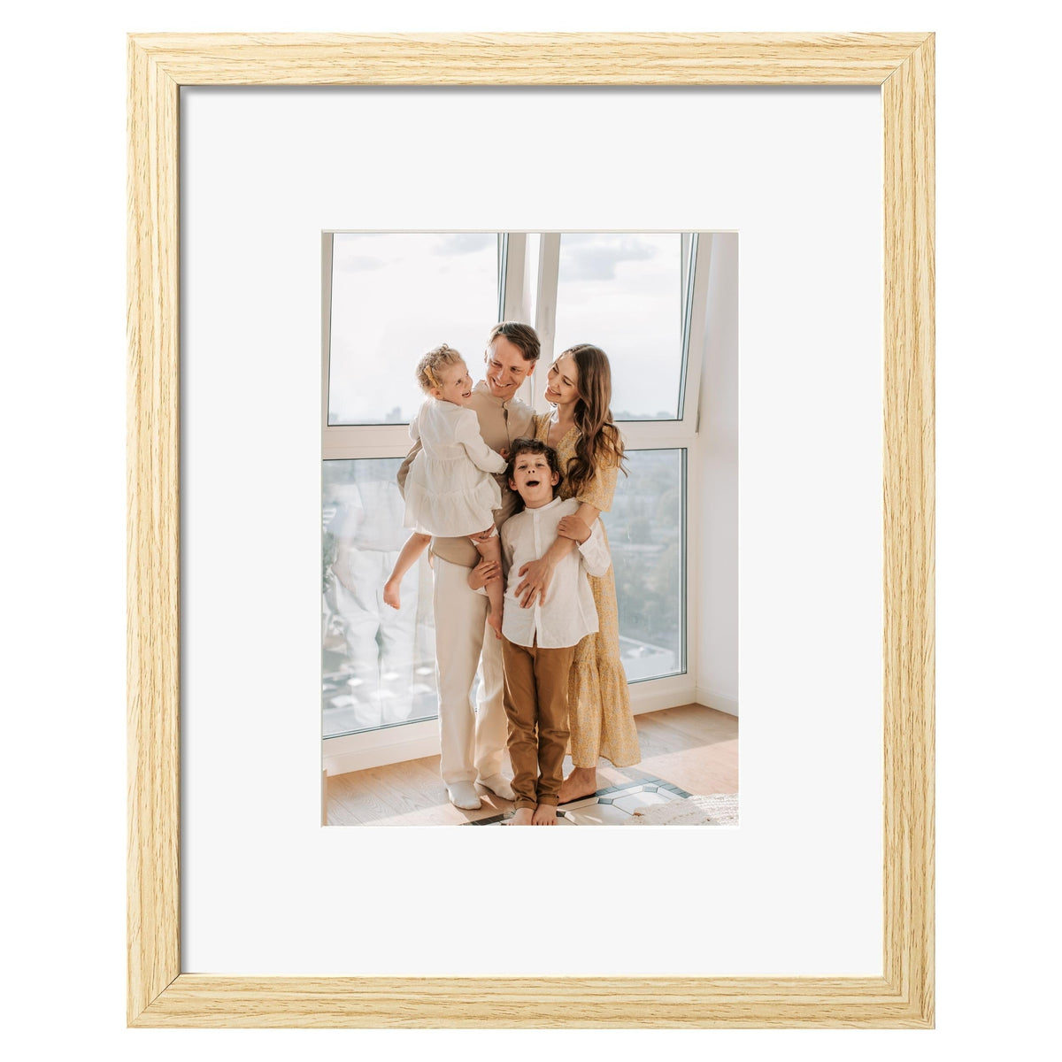 eletecpro 5x7 Picture Frame with 4x6 Mat, Black, 1-Pack