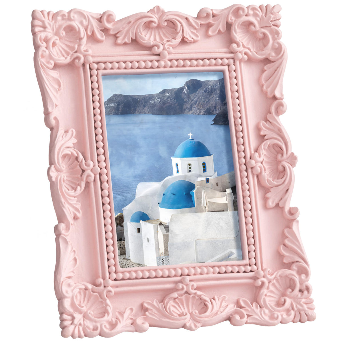 eletecpro 4x4 Vintage Picture Frame with Real Glass Cover, Black, 1-Pack